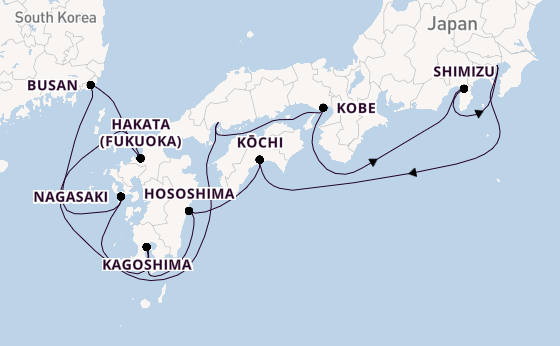 Japan from Tokyo, Japan with the Seabourn Encore