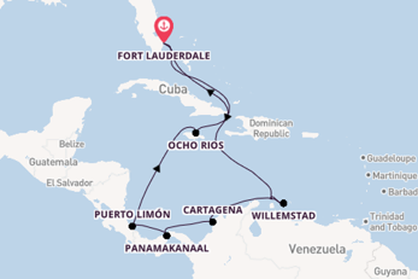 Cruise met Princess Cruises naar het charmante Fort Lauderdale