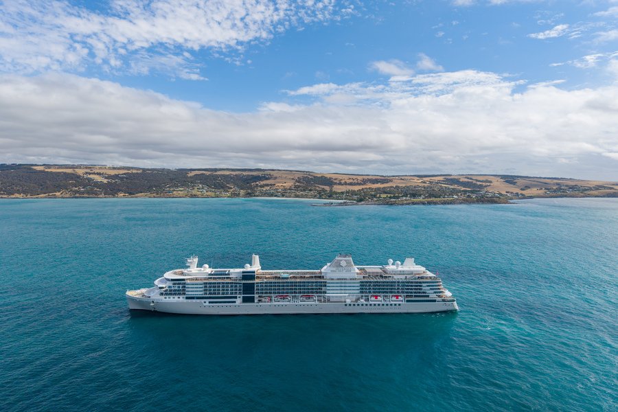 at sea