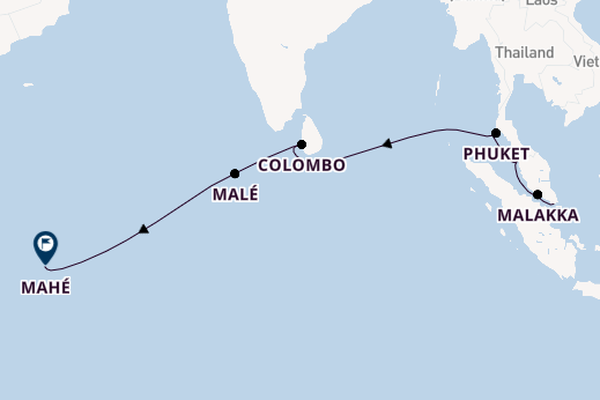Zuidoost-Azië vanaf Singapore, Singapore met de Seabourn Quest