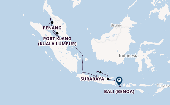 Southeast Asia from Singapore, Singapore with the Seven Seas Explorer