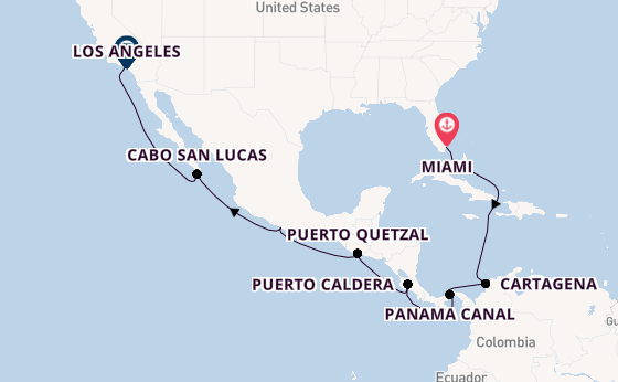 Central America from Miami, Florida with the Norwegian Encore