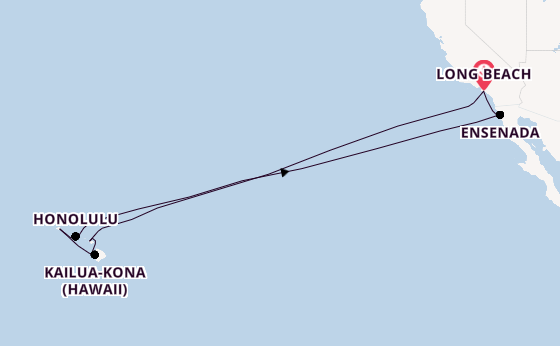 Hawaii from Australia with the Carnival Legend