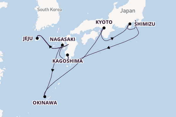 Japan from Yokohama (Tokyo), Japan with the Celebrity Solstice