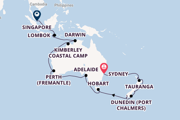 Australia from Sydney, Australia with the Coral Princess