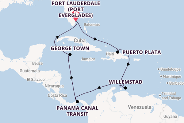 Caribbean from Fort Lauderdale (Port Everglades), Florida with the Celebrity Ascent