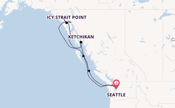 Alaska & West Canada from Seattle, Washington, USA with the Norwegian Joy