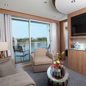 Come aboard the undefined and discover one of 11 cabin categories on a total of 4 decks that can accommodate 190 passengers. Choose your dream cabin and feel at home on board the undefined!