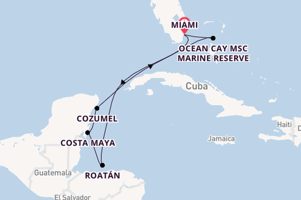 Caribbean Dreams With Miami Stay