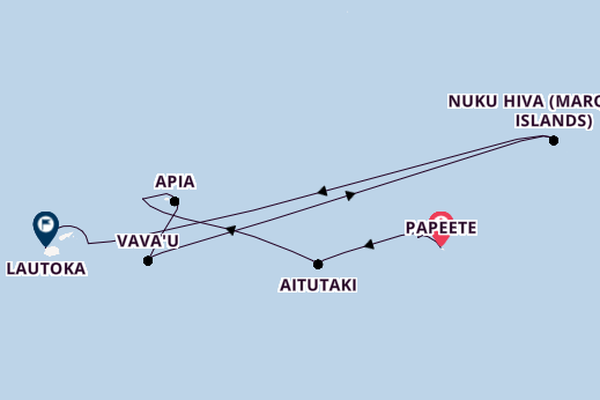 Polynesia from Papeete, Tahiti, French Polynesia with the Seabourn Pursuit