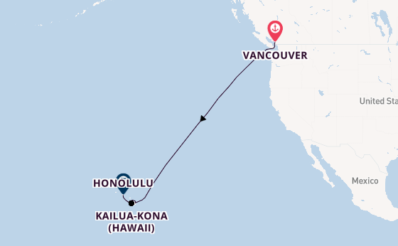 Hawaii from Vancouver, Canada with the Celebrity Solstice