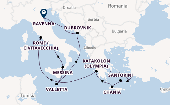 Brilliant East & West Mediterranean