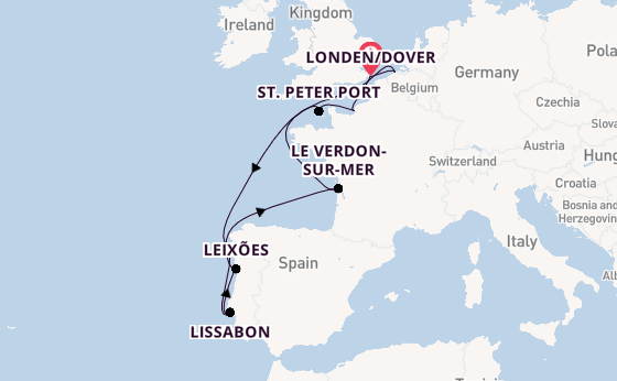 Verenigd Koninkrijk vanaf Londen/Dover, Groot-Brittannië met de Carnival Legend