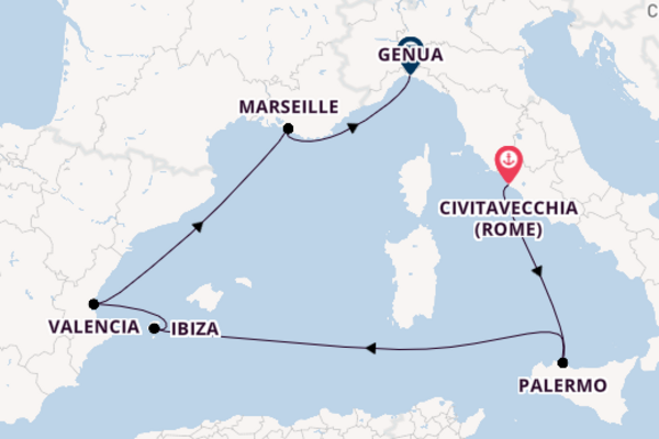 Cruise met MSC Cruises naar het wonderschone Genua