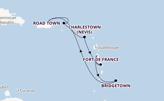 Caribbean from San Juan, Puerto Rico with the Emerald Princess