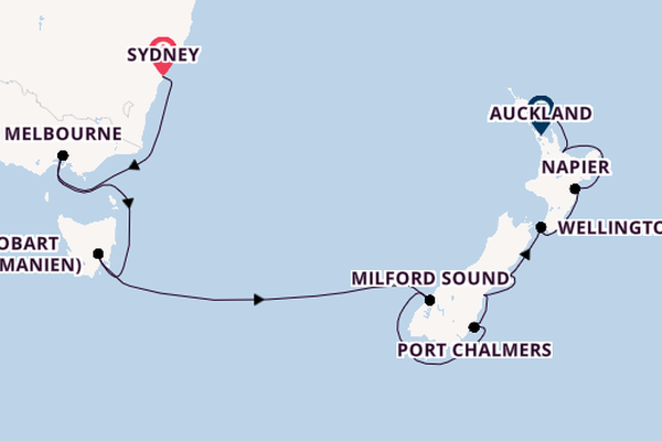 Noordam - Erst Sydney-Vibes, dann Fjord-Träume: Erlebnis Down Under