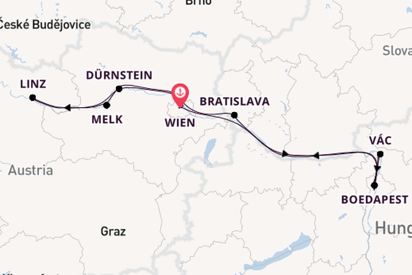 Donau vanaf Wien met de VIVA MOMENTS