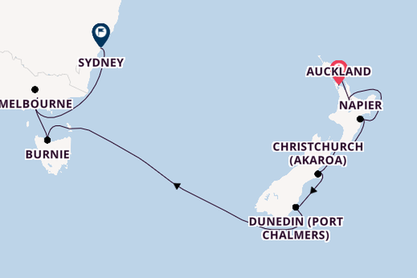 Australia and New Zealand from Auckland, New Zealand with the Seven Seas Explorer