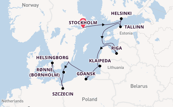 Oder River, Europe from Stockholm, Sweden with the Azamara Quest