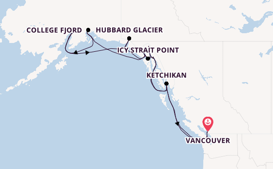 Luxury Alaskan Wilderness & Waterways with Vancouver Stay