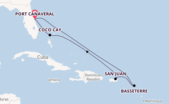 Caribbean vanaf Port Canaveral, Verenigde Staten met de Harmony of the Seas®