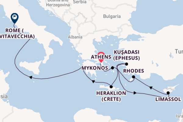 Luxury Greek Isles, Cyprus & Turkey