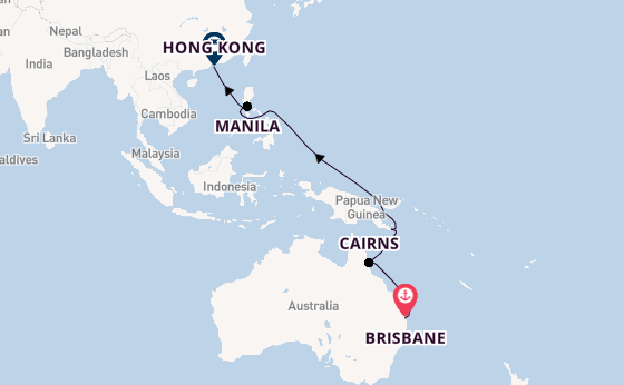 Brisbane to Hong Kong with Stays