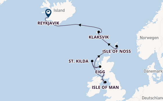 Vereinigtes Königreich ab Belfast, Nordirland auf der Seabourn Pursuit