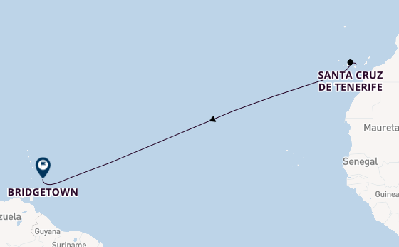 Star Clipper - Atlantikpassage unter Segeln von Gran Canaria nach Barbados
