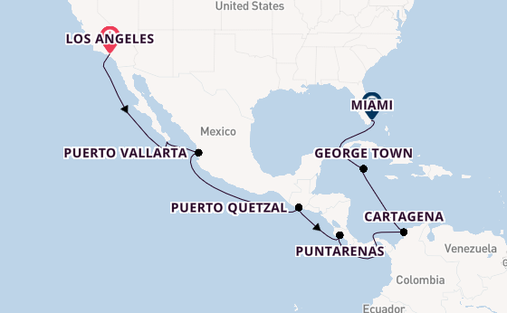 Mexican Riviera from Los Angeles, California with the Seven Seas Grandeur