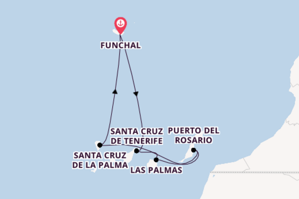 Beeindruckende Kreuzfahrt über Las Palmas ab Funchal