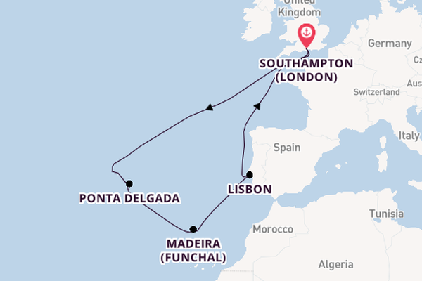 Portugal from Southampton, England with the Borealis