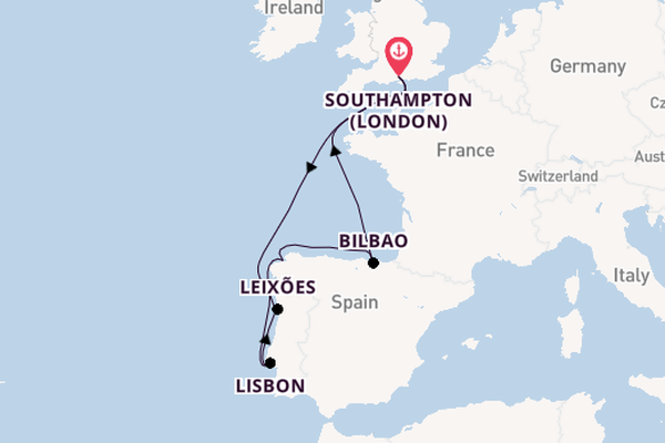 England from Southampton (London), England, United Kingdom with the Celebrity Apex