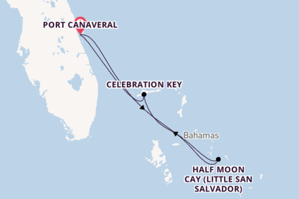 Caribbean from Port Canaveral with the Carnival Freedom 