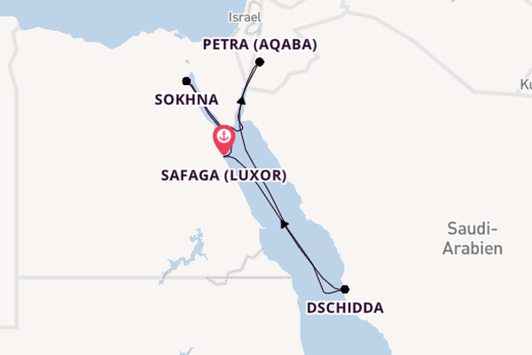 Afrika ab Safaga (Luxor), Ägypten auf der EXPLORA II