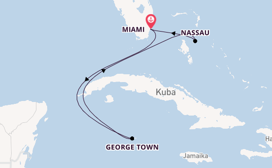 Karibik ab Miami auf der Freedom of the Seas
