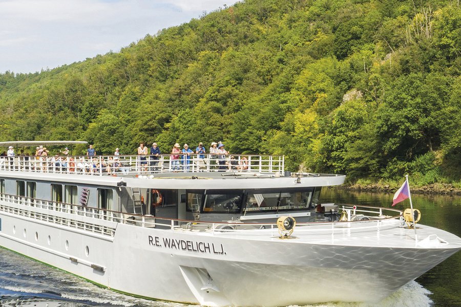 Seine ab Paris, Frankreich auf der MS Waydelich