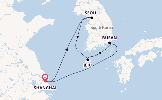 China from Shanghai, China with the Spectrum of the Seas