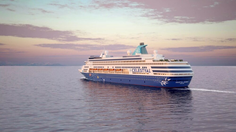 at sea