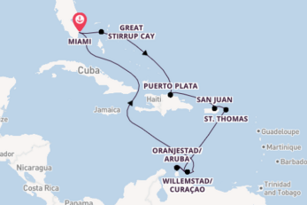 12 day cruise with the Norwegian Gem to Miami