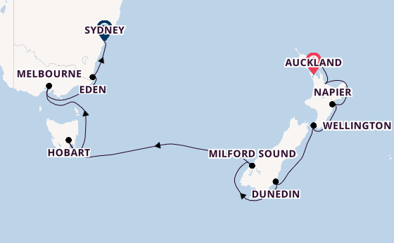 Australia and New Zealand from Auckland, New Zealand with the Azamara Pursuit