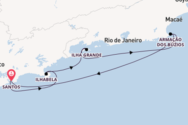 Cruise met MSC Cruises naar Ilhabela