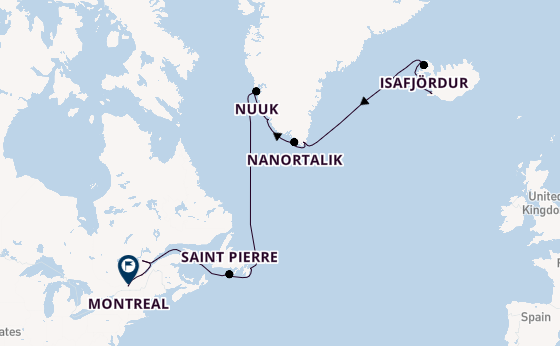 Transatlantic from Reykjavik, Iceland with the Azamara Journey