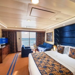 Come aboard the undefined and discover one of 58 cabin categories on a total of 14 decks that can accommodate 4363 passengers. Choose your dream cabin and feel at home on board the undefined!