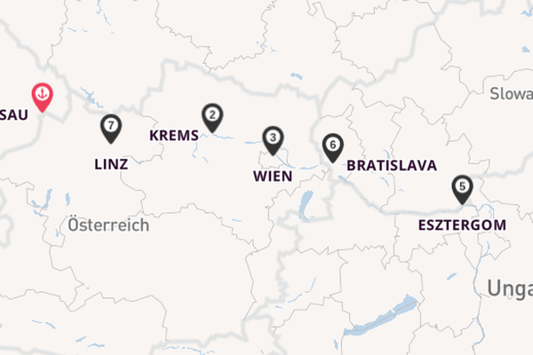 8 Tage Europäischer Fluss Reise