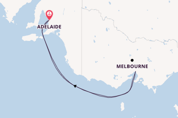 Pacific Explorer 5  Adelaide-Adelaide