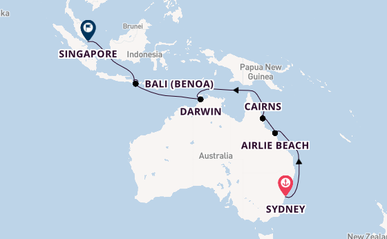 Australia from Sydney, Australia with the Celebrity Solstice