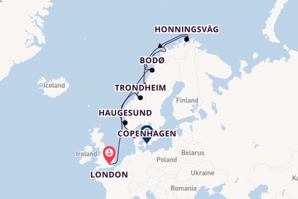 Norway from London, England, United Kingdom with the Seabourn Quest