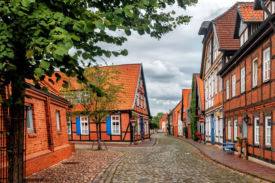 Elbe ab Bremen, Deutschland auf der VIVA RUBY