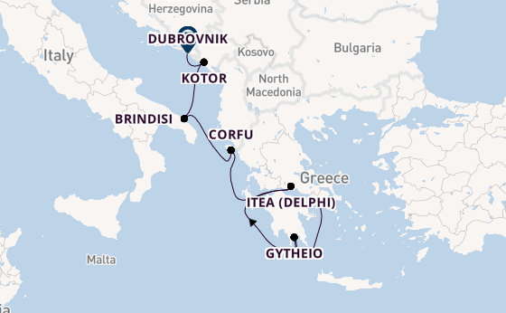 Eastern Mediterranean from Athens (Piraeus), Greece with the Seabourn Ovation 